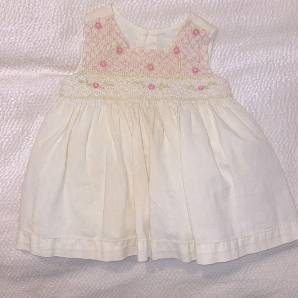 THE CHILDREN’S PLACE IVORY FLORAL DRESS